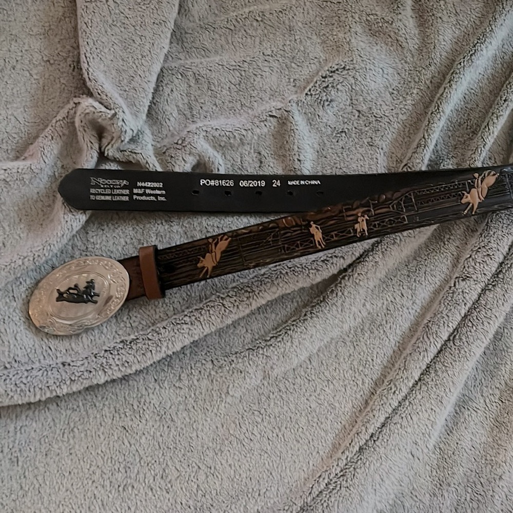 Boys Western Belt with Buckle